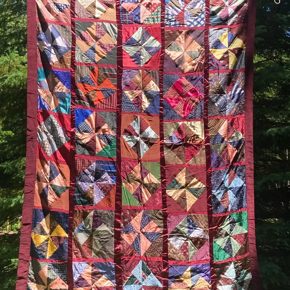 Quilt beautiful colors and patterns handmade